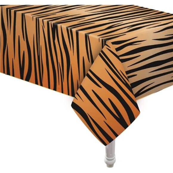 5 Pack Animal Safari Theme Zoo Print Table Cover Animal Theme - Picture 4 of 7
